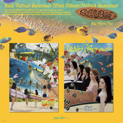 (PRÉCOMMANDE) RED VELVET - MINI ALBUM D'ÉTÉ [VELVET SUMMER] (BIG WAVE VER.) (2 VERSIONS) ALÉATOIRE