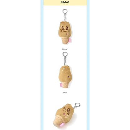 (PRE-ORDER) SEVENTEEN - ICE CREAM WITH MINITEEN CHARACTER POP UP OFFICIAL MD FACE KEYRING (13 VERSIONS)