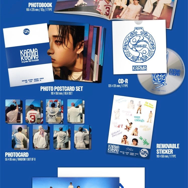 (PRE-ORDER) STRAY KIDS - KARMA (2 VERSIONS) RANDOM - LightUpK