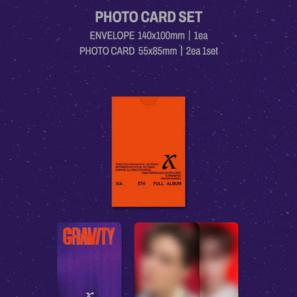 (PRE-ORDER) KIM JUN SU - 5TH FULL ALBUM [GRAVITY] SOLAR VER. (LIMITED EDITION) - LightUpK