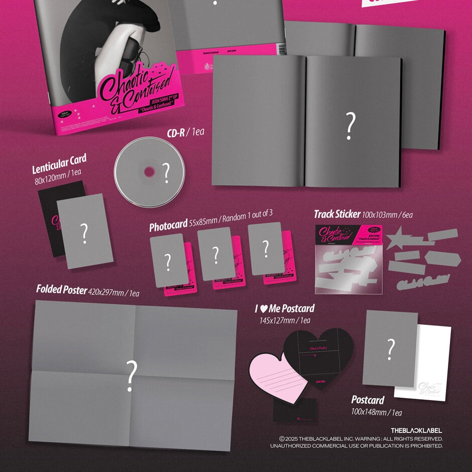 JEON SOMI - 2ND EP ALBUM [CHAOTIC & CONFUSED] (2 VERSIONS) - LightUpK