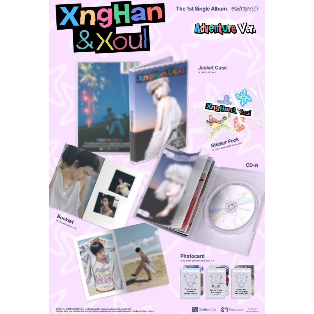 XNGHAN&XOUL - 1ST SINGLE ALBUM [WASTE NO TIME] (ADVENTURE VER.)