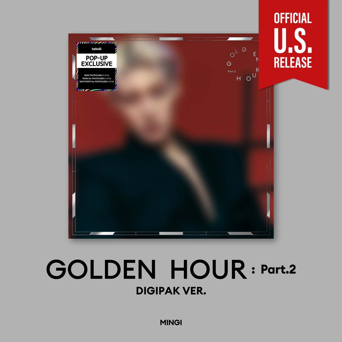 (PRE-ORDER) [HELLO82] [POP-UP EXCLUSIVE] ATEEZ - GOLDEN HOUR : PART 2 DIGIPACK (8 VERSIONS) RANDOM