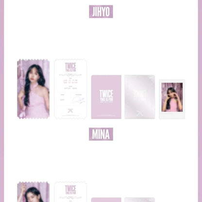 (PRE-ORDER) TWICE - TWICE <THIS IS FOR> WORLD TOUR IN INCHEON MD - SPECIAL TICKET SET (9 VERSIONS) - LightUpK