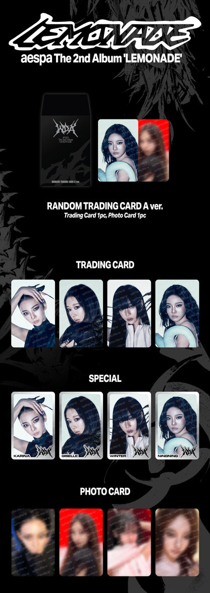 (PRE-ORDER) AESPA - RANDOM TRADING CARD / 2026 aespa WEEK - MAKE IT LEMONADE OFFICIAL MD (2 VERSIONS)