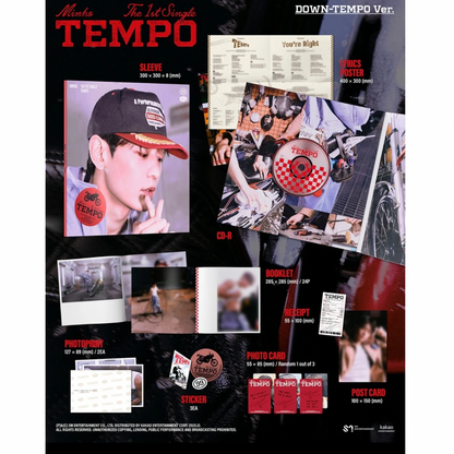 (PRE-ORDER) MINHO - 1ST SINGLE [TEMPO] (2 VERSIONS) RANDOM