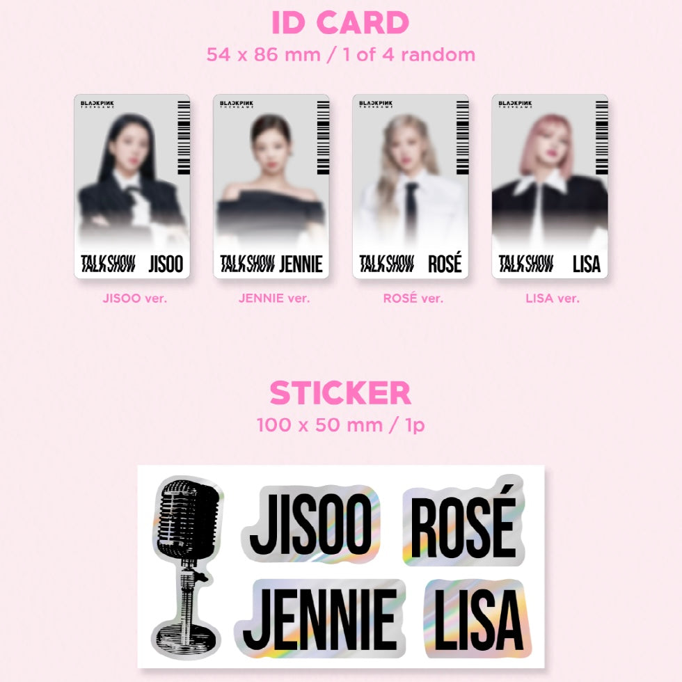 BLACKPINK - THE GAME PHOTOCARD COLLECTION [TALK SHOW]