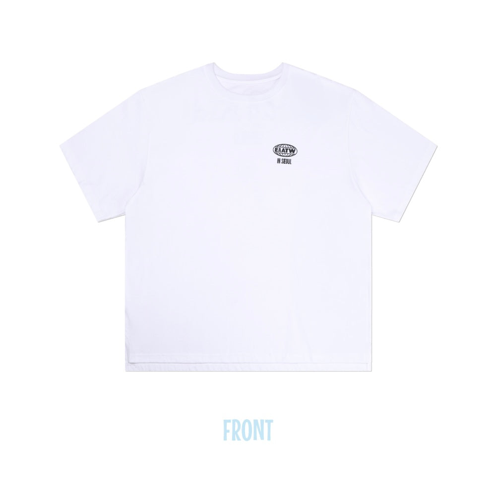 (PRE-ORDER) STRAY KIDS - T-SHIRT SEOUL Ver. - SKZOO EVERYWHERE ALL AROUND THE WORLD - LightUpK