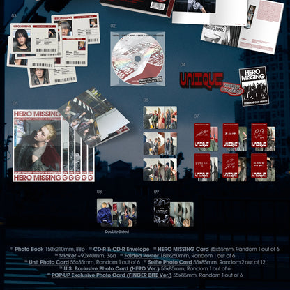 (PRE-ORDER) [HELLO82] [POP-UP EXCLUSIVE] P1HARMONY - UNIQUE (3 VERSIONS) - LightUpK