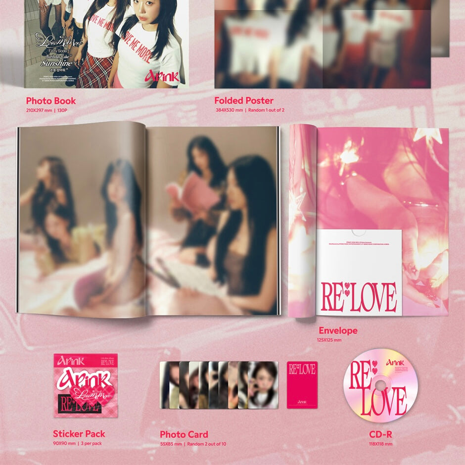 (PRE-ORDER) APINK - 11TH MINI ALBUM [RE : LOVE] (2 VERSIONS) RANDOM