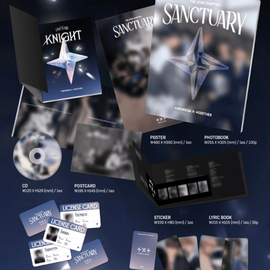 (PRE-ORDER) TOMORROW X TOGETHER (TXT) - THE STAR CHAPTER : SANCTUARY (3 VERSIONS) RANDOM