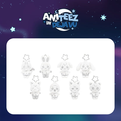 (PRE-ORDER) ATEEZ X ANITEEZ POP-UP [ANITEEZ IN DEJAVU] MD - SILVER ANITEEZ PLUSH KEYRING (8 VERSIONS)