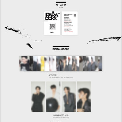 ONE PACT - 1ER ALBUM SINGLE [PARADOXX] (ALBUM PHOTOCARD HELLO) (4 VERSIONS)