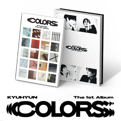 (PRÉCOMMANDE) KYUHYUN - 1ER ALBUM [COULEURS] (VER. LIVRE PHOTO)