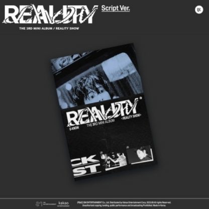 U-KNOW YOONHO - REALITY SHOW (3ÈME MINI ALBUM) (SCRIPT VER.)