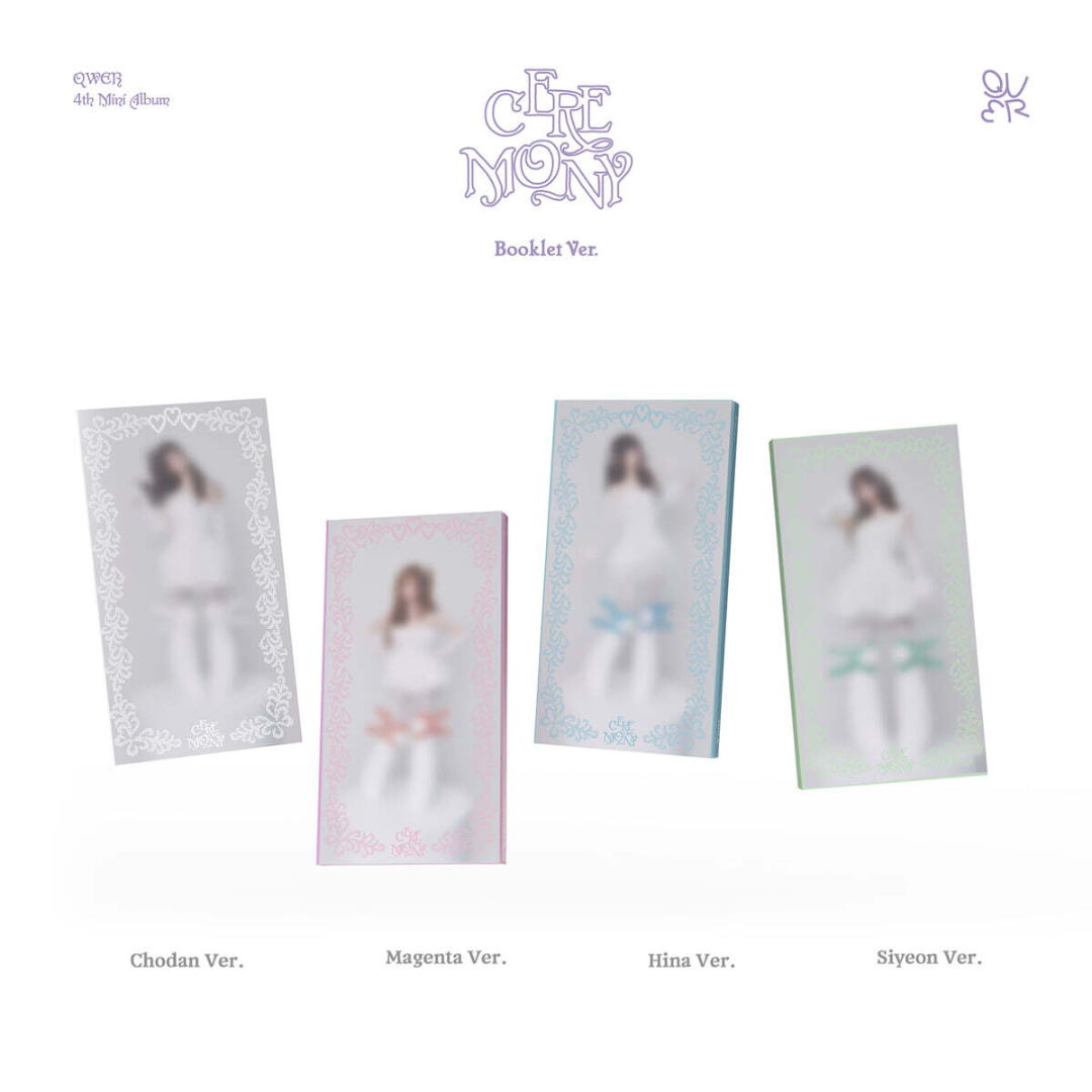 QWER - 4TH MINI ABLUM [CEREMONY] (BOOKLET VER.) (4 VERSIONS)