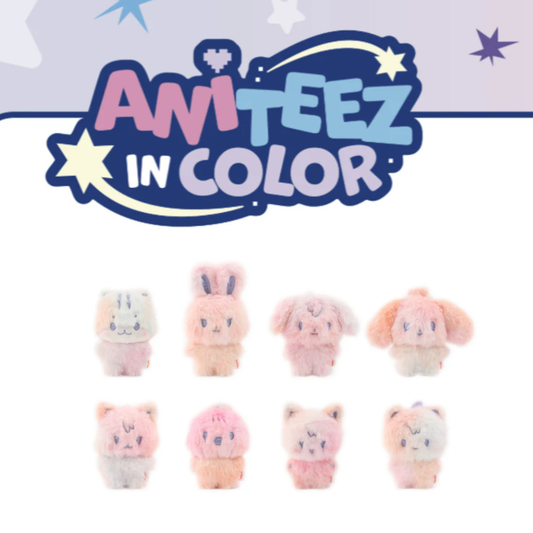 (PRE-ORDER) ATEEZ - 'ANITEEZ IN COLOR' MD - COLOR MIX TINY ANITEEZ DOLL (8 VERSIONS) - LightUpK
