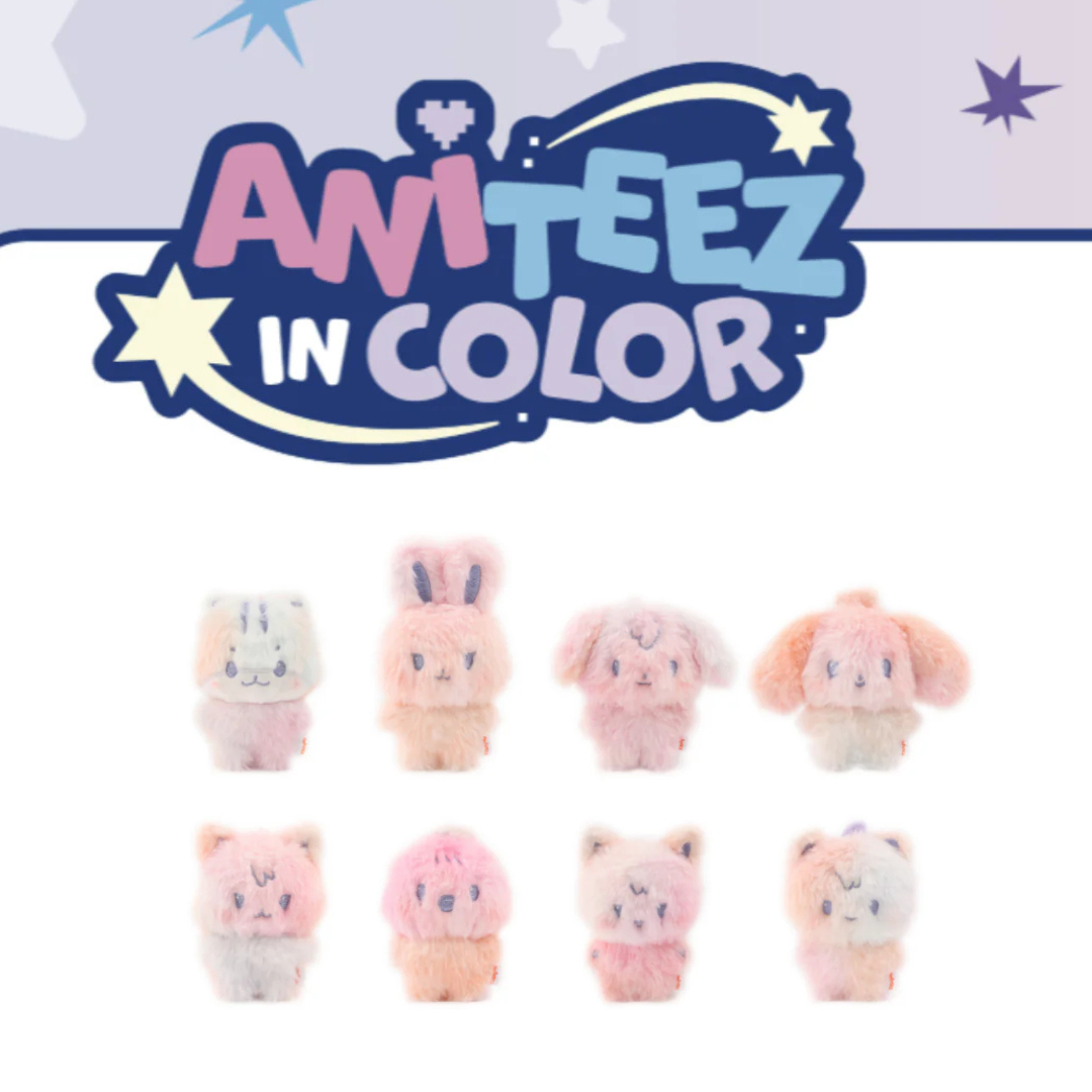 (PRE-ORDER) ATEEZ - 'ANITEEZ IN COLOR' MD - COLOR MIX TINY ANITEEZ DOLL (8 VERSIONS) - LightUpK