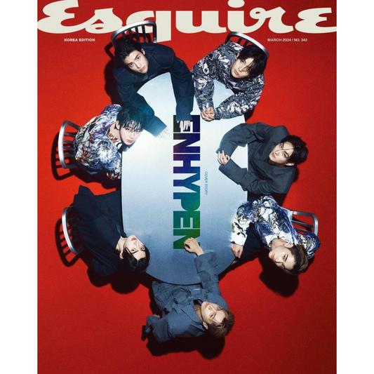 ESQUIRE KOREA 2024.3 - ENHYPEN (8 VERSIONS)