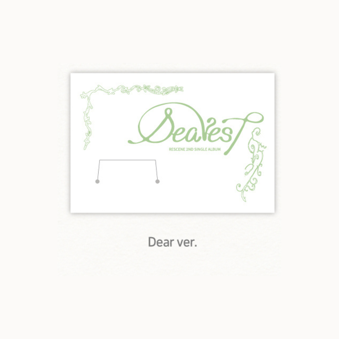 RESCENE - 2ND SINGLE [DEAREST] (QR VER.) (2 VERSIONS) - LightUpK