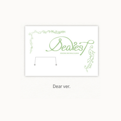 RESCENE - 2ND SINGLE [DEAREST] (QR VER.) (2 VERSIONS) - LightUpK