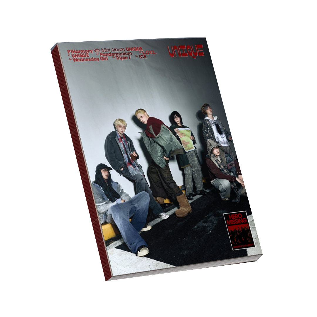 (PRE-ORDER) P1HARMONY - UNIQUE (3 VERSIONS) RANDOM - LightUpK