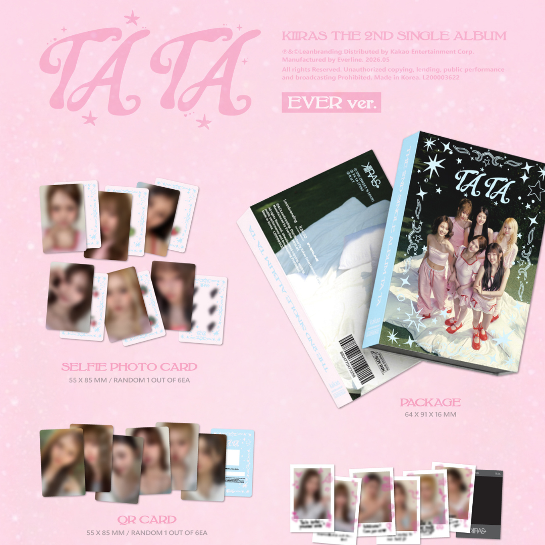(PRE-ORDER) KIIRAS - 2ND SINGLE [TA TA] (EVER VER.) (POCA) - LightUpK