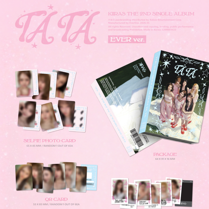(PRE-ORDER) KIIRAS - 2ND SINGLE [TA TA] (EVER VER.) (POCA) - LightUpK