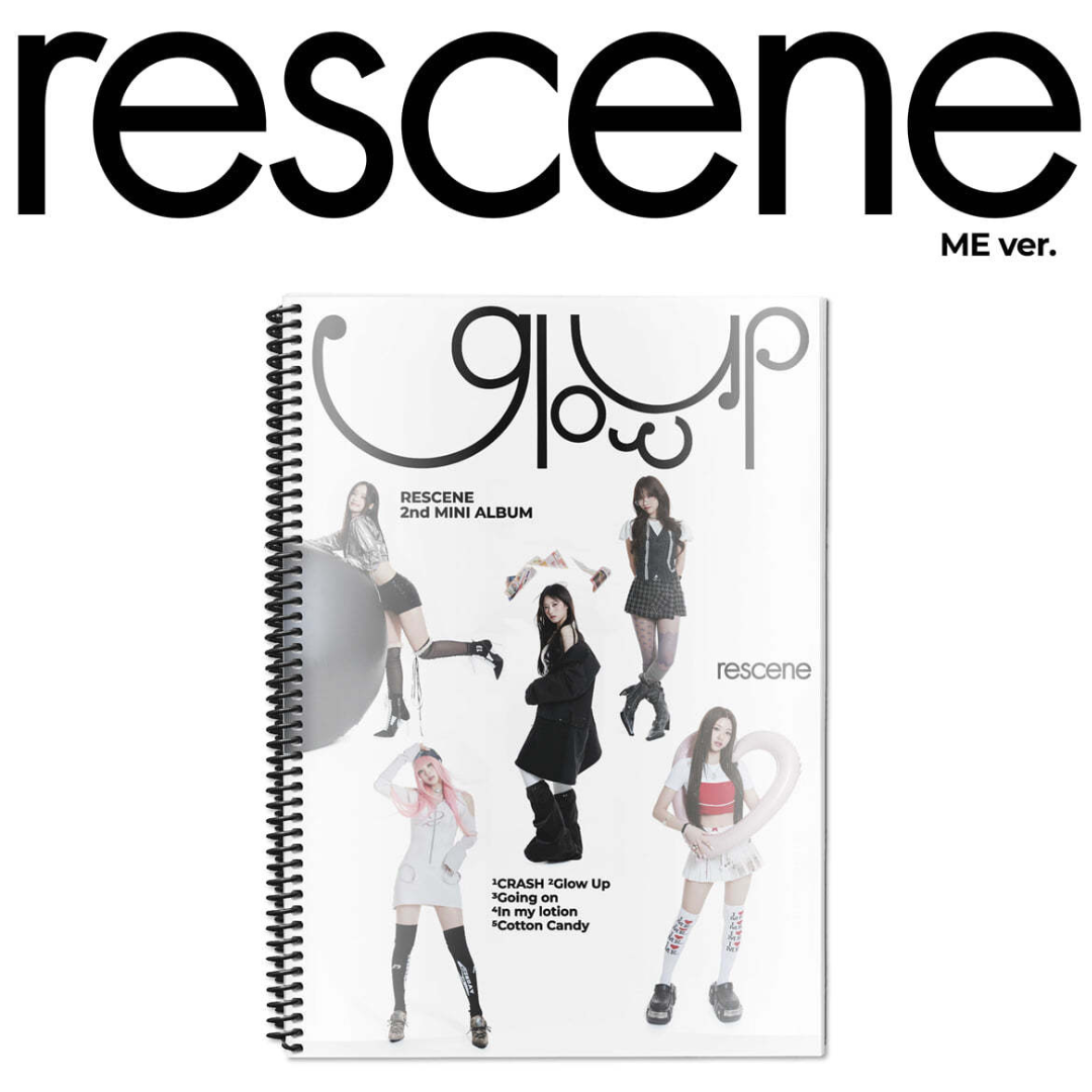 RESCENE - 2ND MINI ALBUM [GLOW UP] (2 VERSIONS) - LightUpK