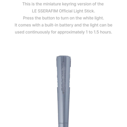 LE SSERAFIM - OFFICIAL LIGHT STICK KEYRING