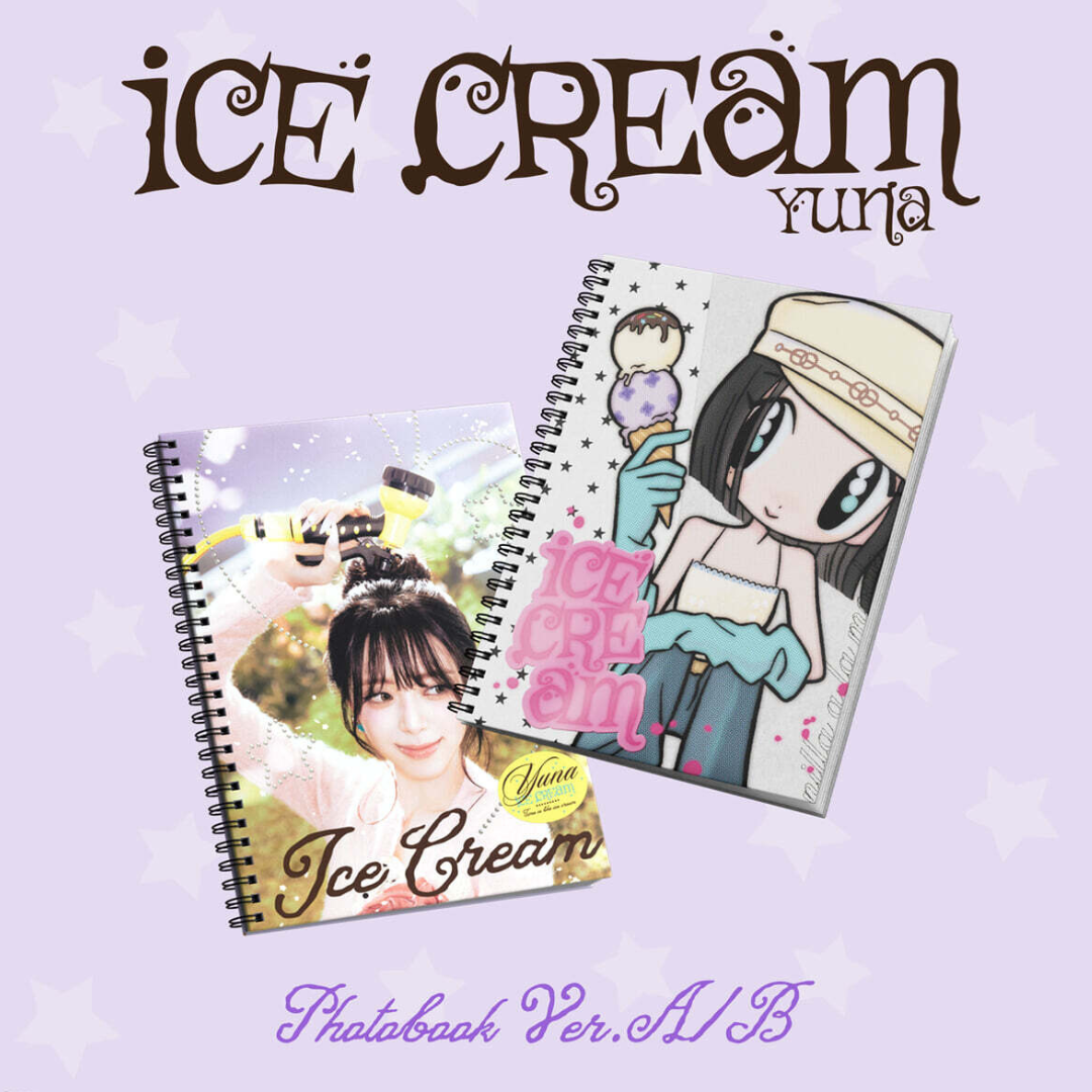 (PRE-ORDER) YUNA (ITZY) - 1ST MINI ALBUM [ICE CREAM] (2 VERSIONS) RANDOM - LightUpK
