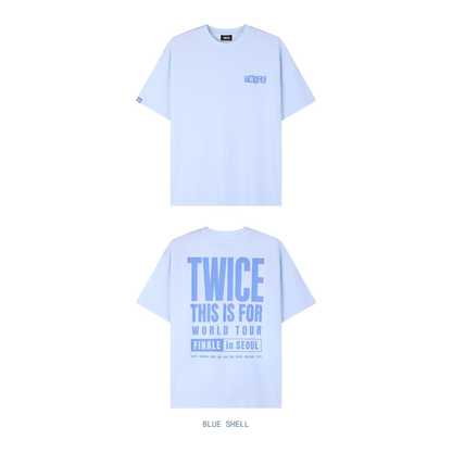 PRE-ORDER) TWICE - T-SHIRT - 2026 TWICE THIS IS FOR WORLD TOUR
