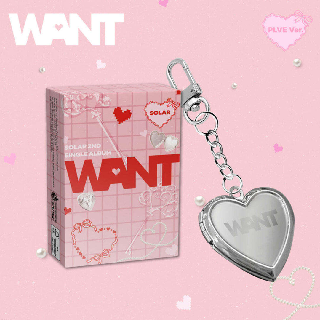 SOLAR - 2ND SINGLE ALBUM [WANT] (PLVE VER.) - LightUpK