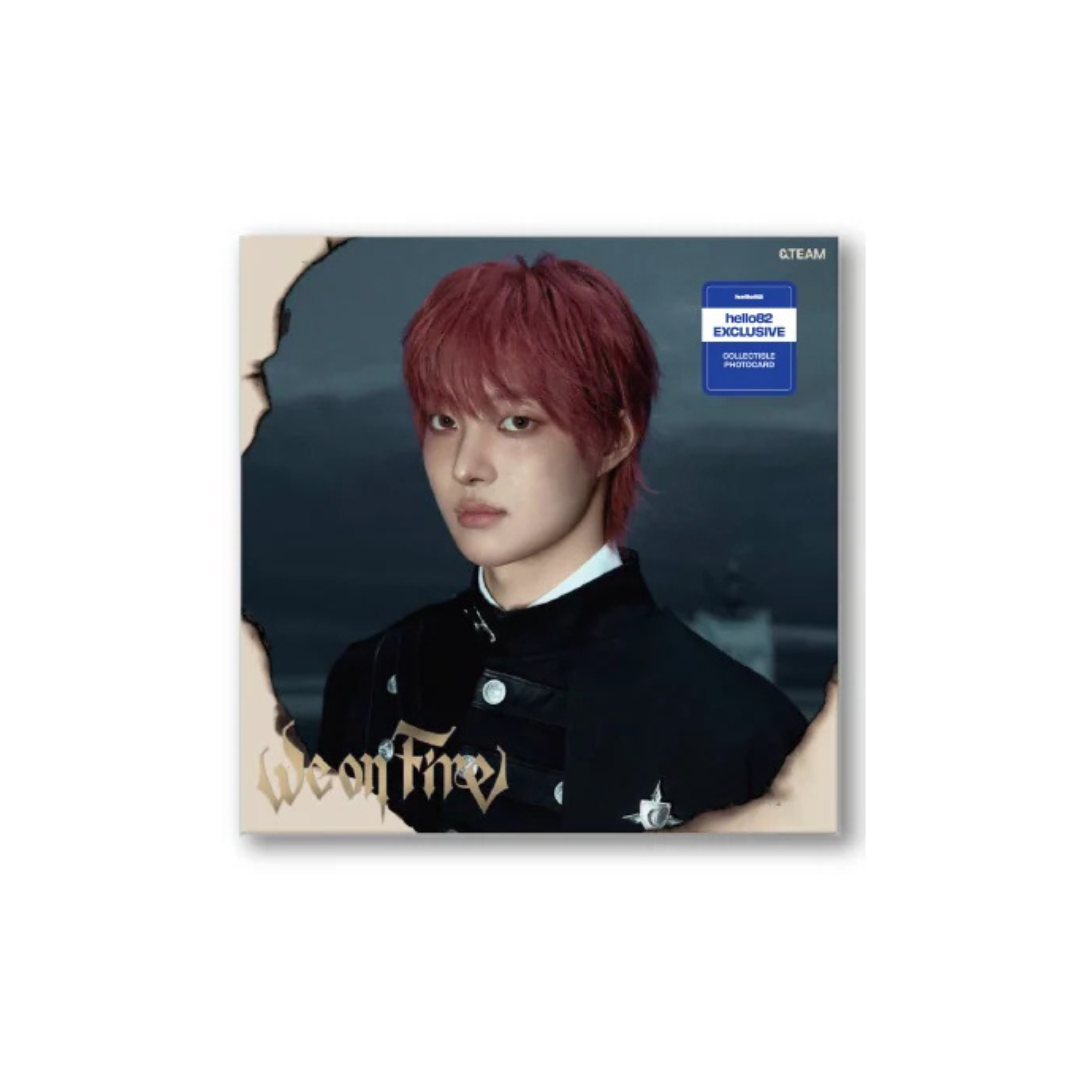 (PRE-ORDER) [HELLO82] [HELLO82 EXCLUSIVE] &TEAM - 3RD EP [WE ON FIRE] SOLO EDITION (9 VERSIONS) RANDOM - LightUpK