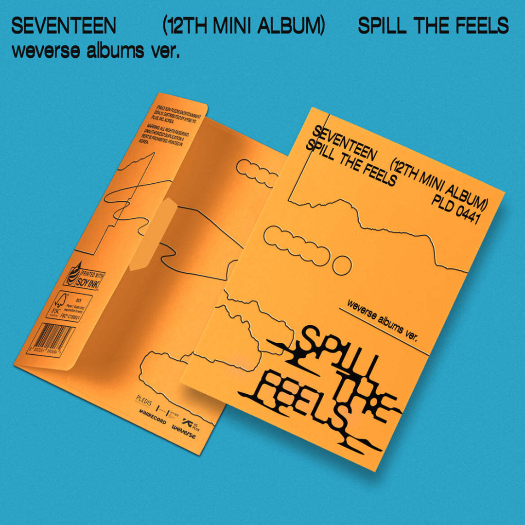 SEVENTEEN - 12TH MINI ALBUM [SPILL THE FEELS] WEVERSE ALBUMS VER. - LightUpK
