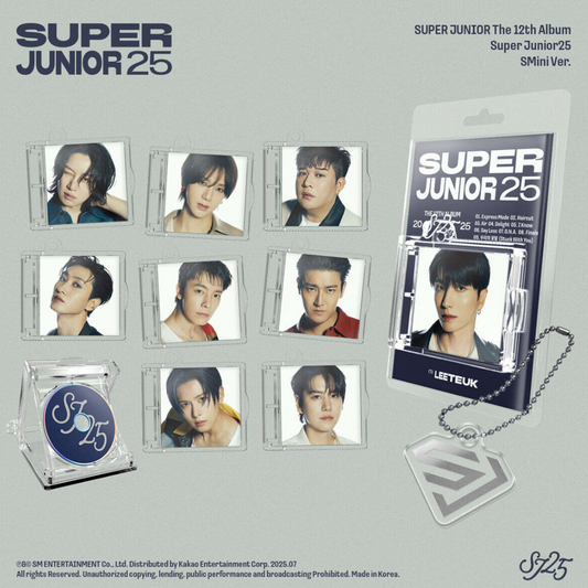SUPER JUNIOR - 12TH ALBUM [SUPER JUNIOR25] (SMINI VER.) (9 VERSIONS) - LightUpK