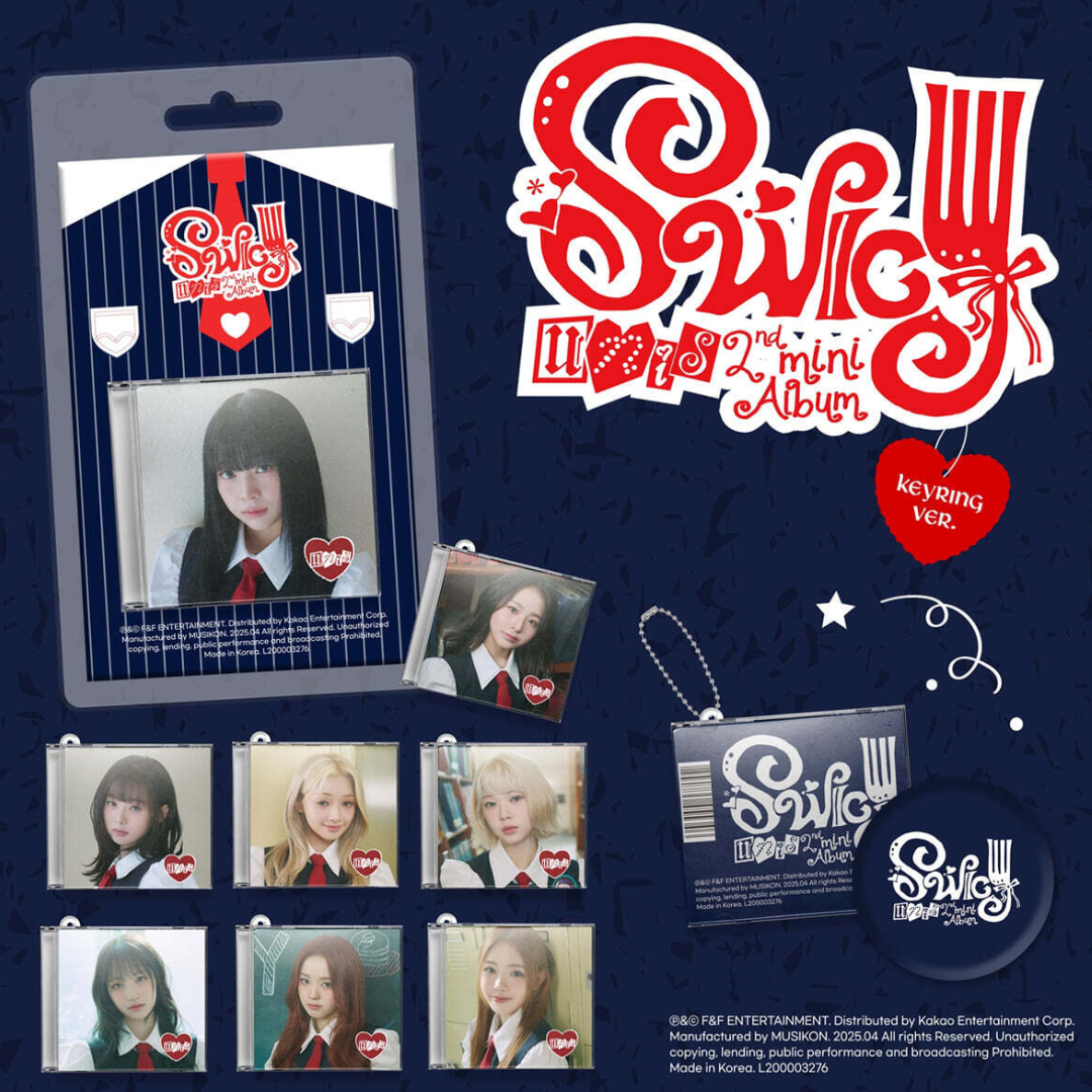 UNIS - 2ND MINI ALBUM [SWICY] (KEYRING VER.) (8 VERSIONS) - LightUpK