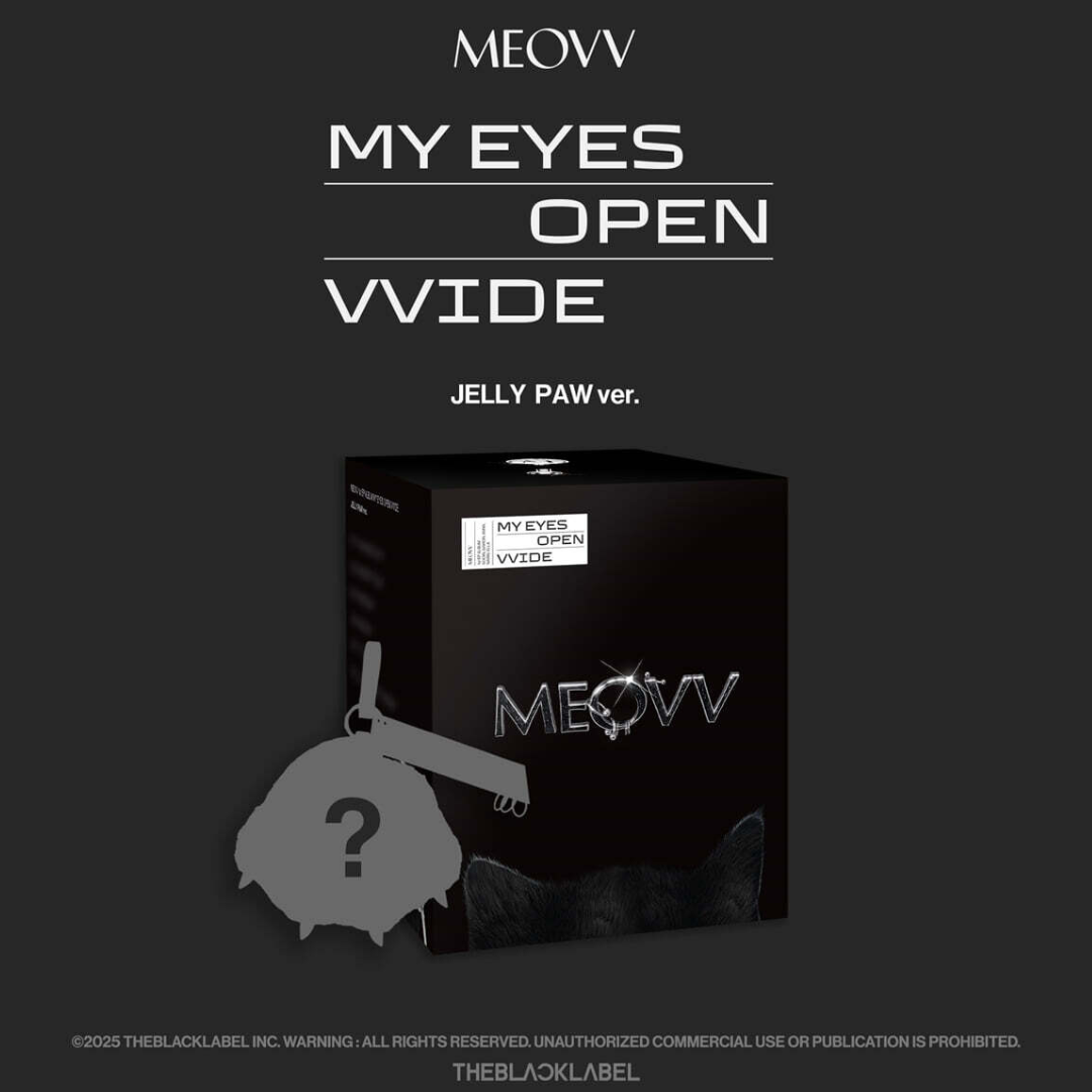 (PRE-ORDER) MEOVV - 1ST EP ALBUM [MY EYES OPEN VVIDE] (JELLY PAW VER.) - LightUpK