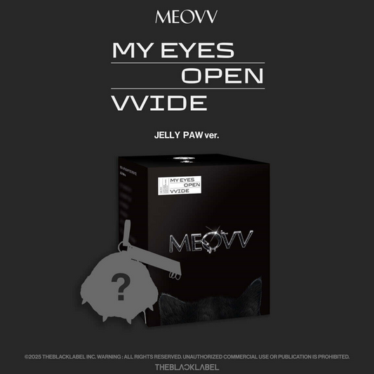 (PRE-ORDER) MEOVV - 1ST EP ALBUM [MY EYES OPEN VVIDE] (JELLY PAW VER.) - LightUpK