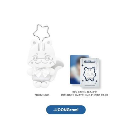 (PRE-ORDER) ATEEZ X ANITEEZ POP-UP [ANITEEZ IN DEJAVU] MD - SILVER ANITEEZ PLUSH KEYRING (8 VERSIONS)