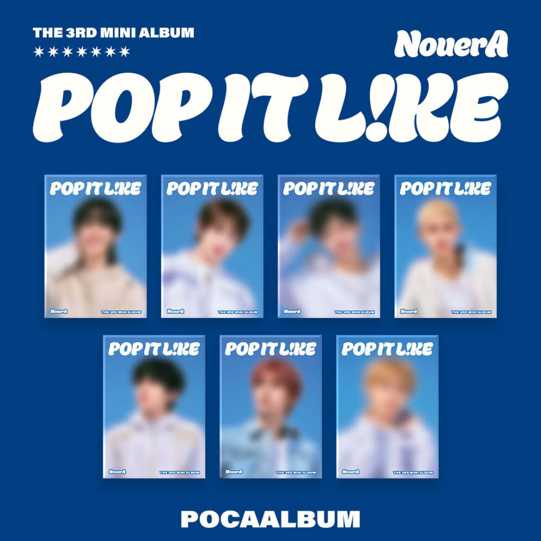 (PRE-ORDER) NOUERA - 3RD MINI ALBUM [POP IT LIKE] POCA VER. (7 VERSIONS) RANDOM - LightUpK