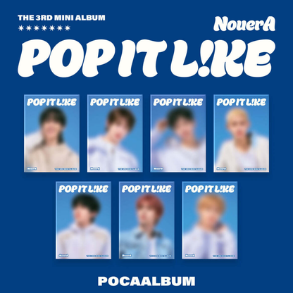 (PRE-ORDER) NOUERA - 3RD MINI ALBUM [POP IT LIKE] POCA VER. (7 VERSIONS) RANDOM - LightUpK