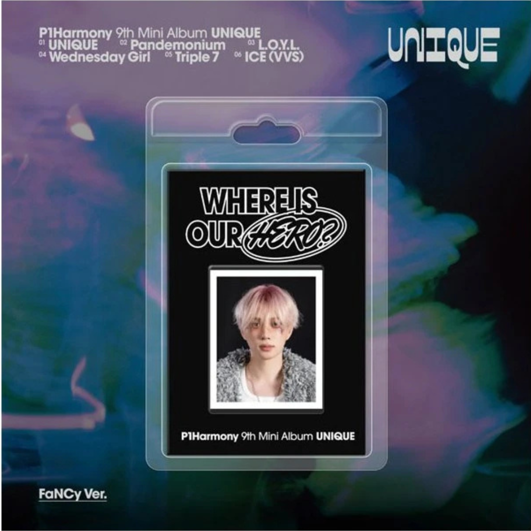 P1HARMONY - 9TH MINI ALBUM [UNIQUE] (FANCY VER.) (6 VERSIONS) - LightUpK