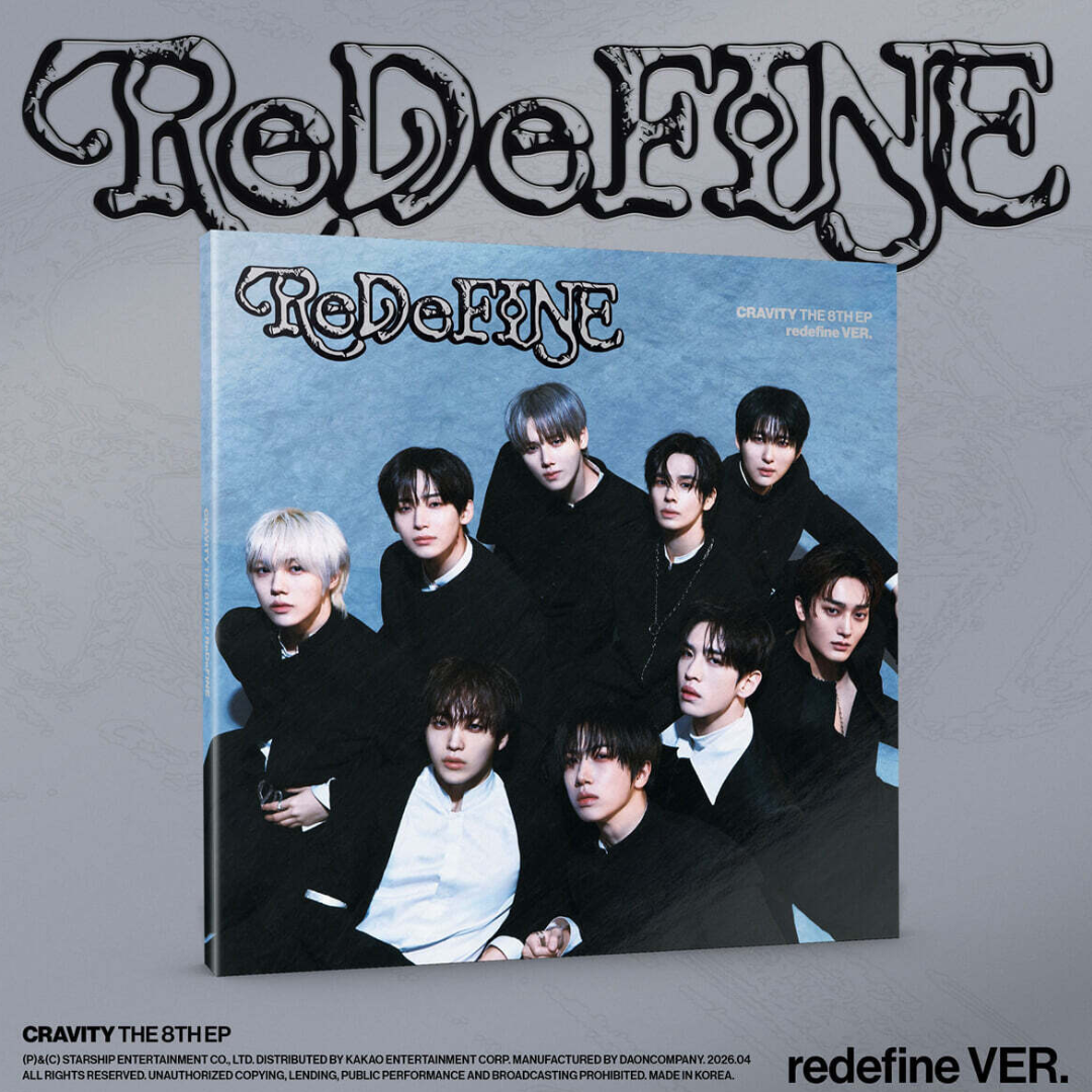 (PRE-ORDER) CRAVITY - 8TH MINI ALBUM [REDEFINE] (REDEFINE VER.) - LightUpK