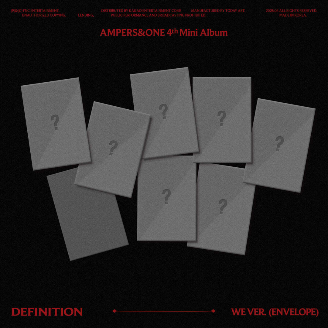 (PRE-ORDER) AMPERS&ONE - 4TH MINI ALBUM [DEFINITION] (WE VER.) (7 VERSIONS) RANDOM - LightUpK