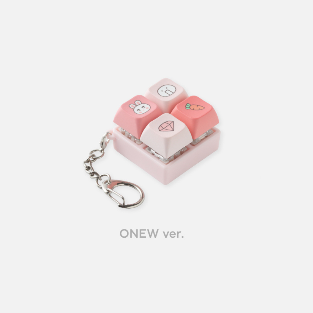 SHINEE - 04 KEYCAP KEYRING / 2025 SHINEE WORLD VII [ESSAY] OFFICIAL MD (4 VERSIONS) - LightUpK