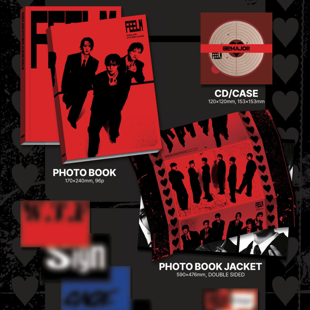 (PRE-ORDER) 82MAJOR - 5TH MINI ALBUM [FEELM] - LightUpK