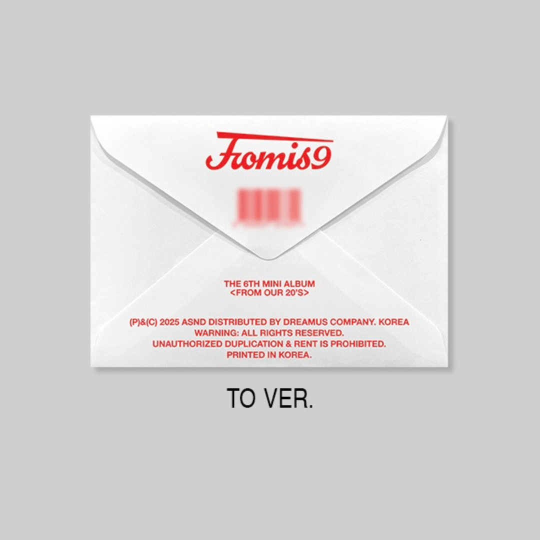 FROMIS_9 - 6TH MINI ALBUM [FROM OUR 20'S] [POSTCARD VER.] (2 VERSIONS) - LightUpK