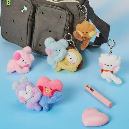 BT21 mini minini MAGNET PLUSH KEYRING HUG ME (7 VERSIONS) - LightUpK