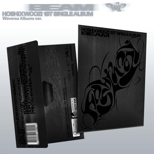 HOSHI X WOOZI - 1ST SINGLE ALBUM [BEAM] WEVERSE ALBUMS VER. - LightUpK